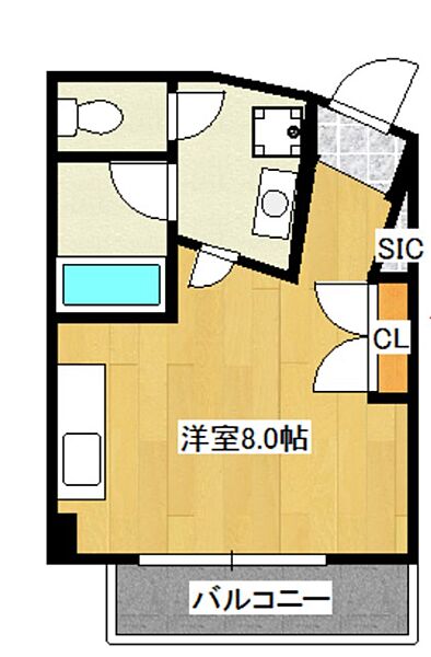 テラッセ　オク 202｜東京都荒川区西尾久７丁目(賃貸マンション1R・2階・24.60㎡)の写真 その2