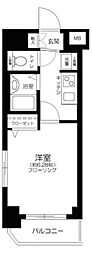 グローバン本所吾妻橋 1Kの間取図画像