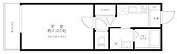 Good Residence新検見川 1Kの間取図画像