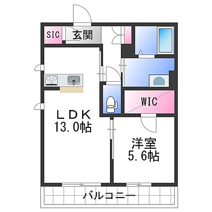 アリエス十三番丁_間取り_0