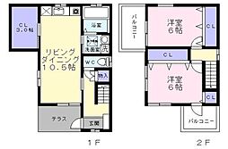 Delight西荻南 2階2SLDKの間取り