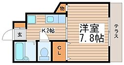 Avenir 1Kの間取図画像