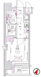 GROWS西横浜 1Kの間取図画像