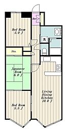 JR横浜線 橋本駅 徒歩13分の賃貸マンション 1階3LDKの間取り