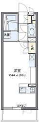 レオパレスクレイノパレスアニマル21 ワンルームの間取図画像
