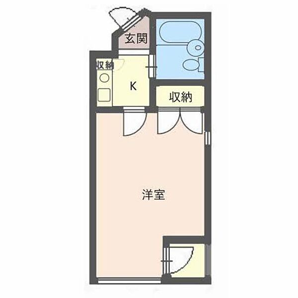 ＫＦ中山手マンション 300A｜兵庫県神戸市中央区中山手通７丁目(賃貸マンション1K・3階・20.00㎡)の写真 その2