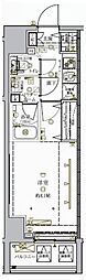 クレイシア・ヴァースクレイシア秋葉原EAST 1Kの間取図画像