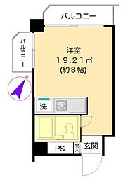 第二・ムサシビル ワンルームの間取図画像