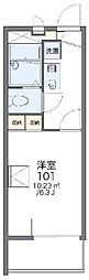 レオパレス雅 1Kの間取図画像