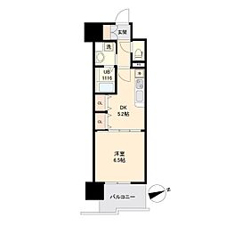 JR仙石線 榴ケ岡駅 徒歩4分の賃貸マンション 9階1DKの間取り