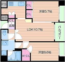 エステムプラザ梅田WEST 2階/-