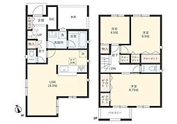 Ｓｕｍａｉｔｏ千葉市花見川区こてはし台07 3LDKの間取り