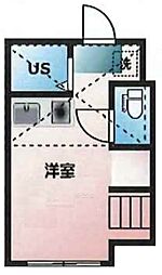 アーバンプレイス新宿落合A ワンルームの間取図画像