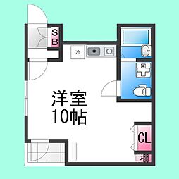 OBCマンション ワンルームの間取図画像
