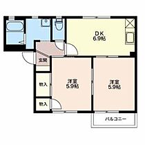 メゾンジョワイユ 0103 ｜ 新潟県新潟市江南区亀田東町４丁目3-33（賃貸アパート2DK・1階・43.63㎡） その2