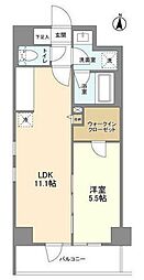 L・BASE押上South 1LDKの間取図画像
