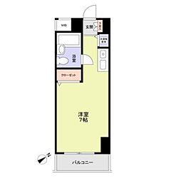ウインザーパレス川口 ワンルームの間取図画像