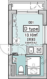 PROTOebisu3 ワンルームの間取図画像