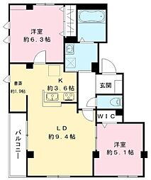 Habitat Kamada 4階2SLDKの間取り