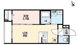 間取図画像 1LDK