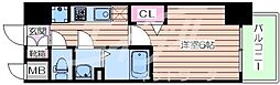 レオンコンフォート京橋イースト 1Kの間取図画像