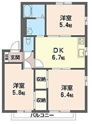 サンハイムSII0 2階