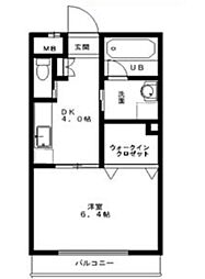 ComodoVita 1DKの間取図画像