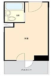 ロイヤル石川町横浜SOHOロイヤル ワンルームの間取図画像