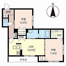 栗栖　ＫＩＴＡＹＡＭＡ 0105 ｜ 京都府京都市北区紫竹東栗栖町18-2（賃貸マンション2LDK・1階・62.96㎡） その2