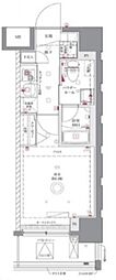 川口市西青木3丁目マンション 1Kの間取図画像