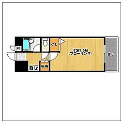 ジェイステージ飯倉 1Kの間取図画像