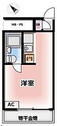 美和プラザ富士見ヶ丘マンション 1Kの間取図画像