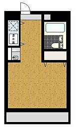 志陽ハイツK&I 1Kの間取図画像
