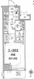 SHOKENレジデンス高島平1 1Kの間取図画像