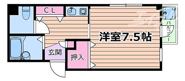 大阪府吹田市千里山東２丁目(賃貸マンション1K・4階・20.00㎡)の写真 その2