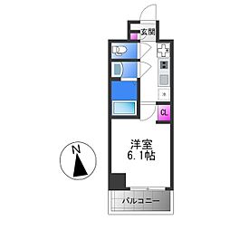SOARIMAZATO 1Kの間取図画像
