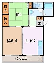 カシマハイツ 202 ｜ 静岡県富士市加島町5-7（賃貸アパート2DK・2階・45.61㎡） その2