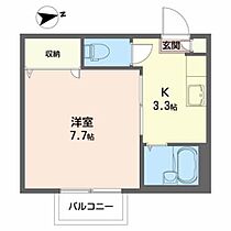 マーメゾンＡ 203 ｜ 宮城県多賀城市高崎２丁目13-20（賃貸アパート1K・2階・24.70㎡） その2