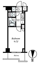 ルーブル蒲田南伍番館 1Kの間取図画像