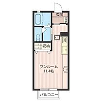 グランディールＡ 00105 ｜ 栃木県小山市大字横倉新田316-4（賃貸アパート1R・1階・28.21㎡） その2