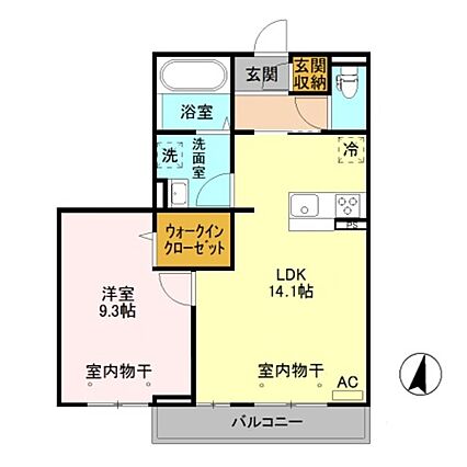 レフィナードA_間取り_0