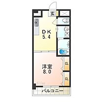 大阪府大阪市東住吉区北田辺１丁目（賃貸アパート1DK・4階・30.28㎡） その2