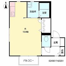 メゾン・Ｓ　V E0201 ｜ 大分県大分市大字田原890-2（賃貸アパート1R・2階・30.66㎡） その2