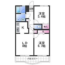 グリーンパーク樽井  ｜ 大阪府泉南市樽井４丁目（賃貸マンション2LDK・1階・54.00㎡） その2