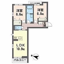 グランカーサ長町 301 ｜ 宮城県仙台市太白区八本松１丁目7-34（賃貸マンション2LDK・3階・60.54㎡） その2