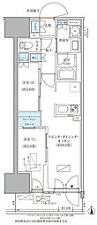 パークアクシス品川天王洲アイル 12階2LDKの間取り