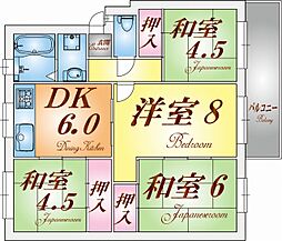 高倉台7-1団地31号棟 3階