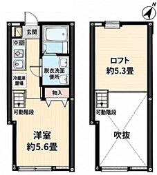 chalet プラス新検見川 1Kの間取図画像