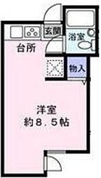 ハイツピアレス 1Kの間取図画像