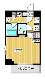 ルーブル東武練馬弐番館 2階1Kの間取り